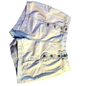 Light blue jeans shorts
